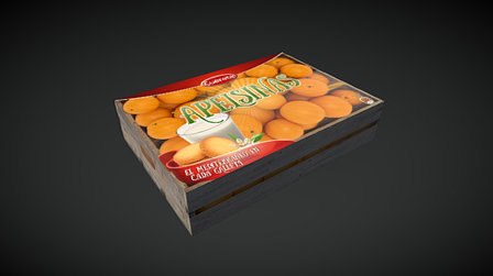 Caja de galletas "Apelsinas" - estilo clásico 3D Model