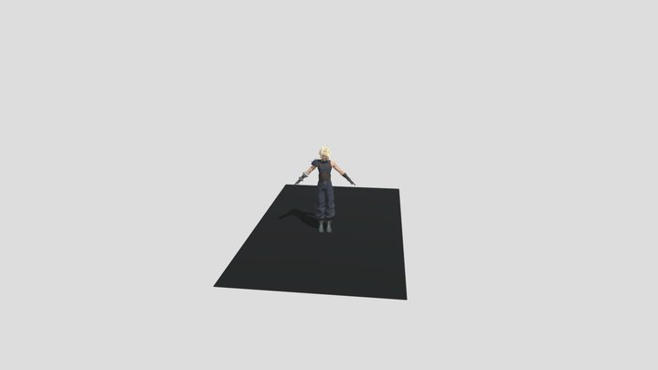 Cloud Strife - FF7 Remake 3D Model