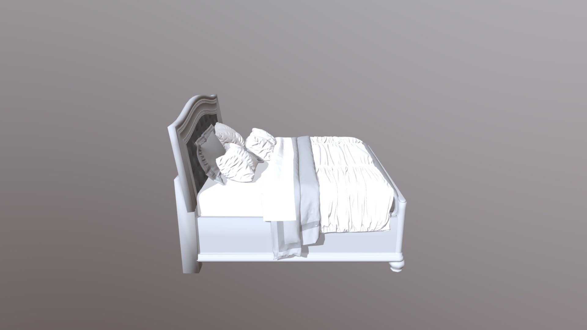 Single Bed 3d Model By Close2animation [c1c0faf] Sketchfab