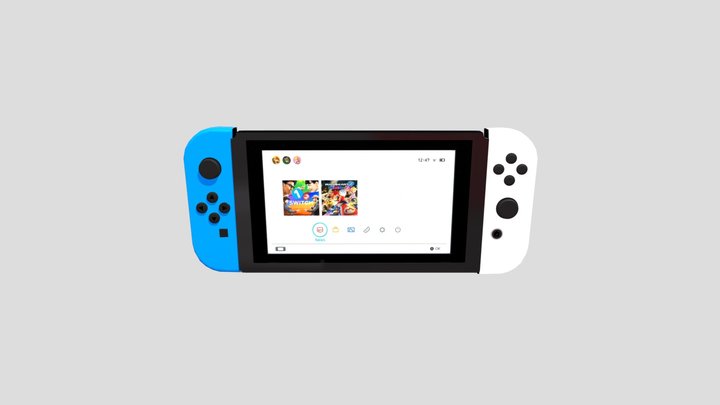 Nintendo Switch 3D Model