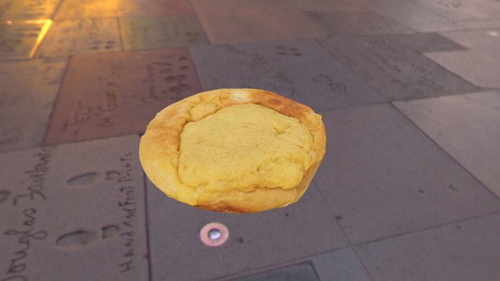 Peanut Bread(소보로) 3D Model