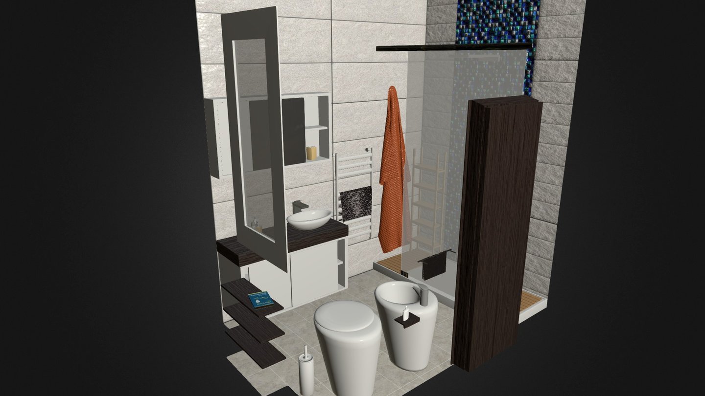 Bathroom - 3D model by riccardom (@riccardomaggi) [c1c13de] - Sketchfab