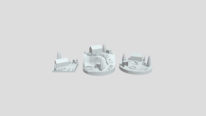 Grandma's house - blockout 3D Model