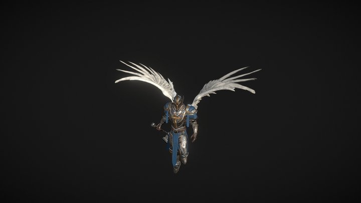 Angel knight 3D Model