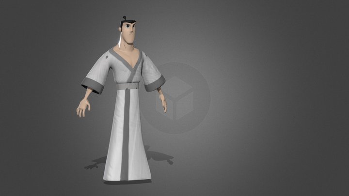 samurai jack 3D Model