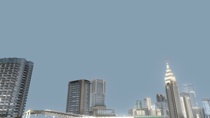 Yoyogi Sendagaya 3D Model