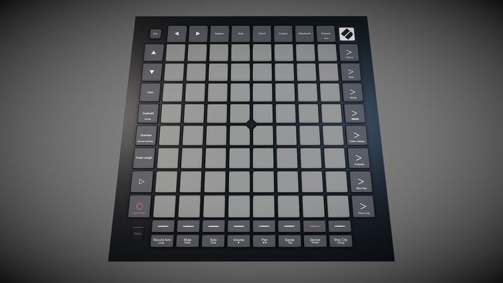 Novation LaunchPad Pro MK3 3D Model