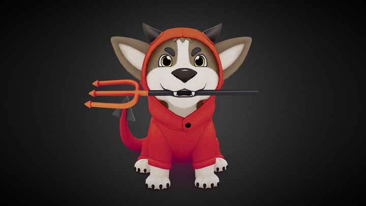 Hell Puppy 3D Model