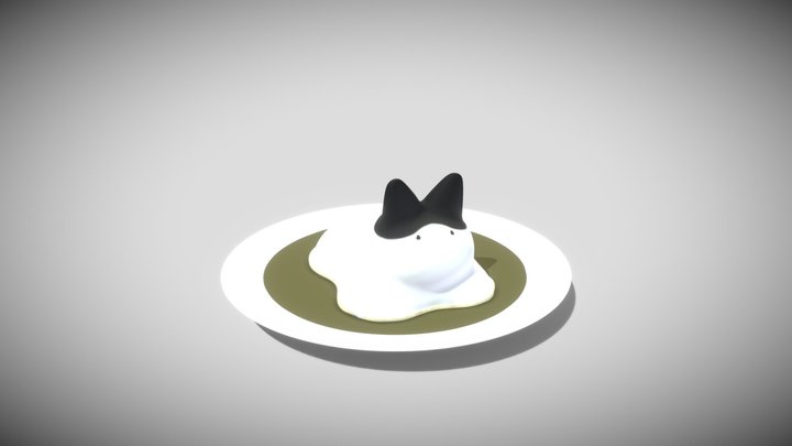 Dancing Kitty 3D Model