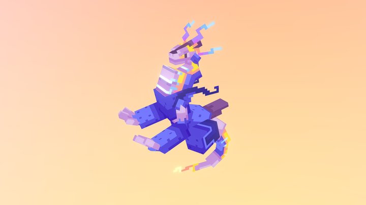 Miraidon 3D Model
