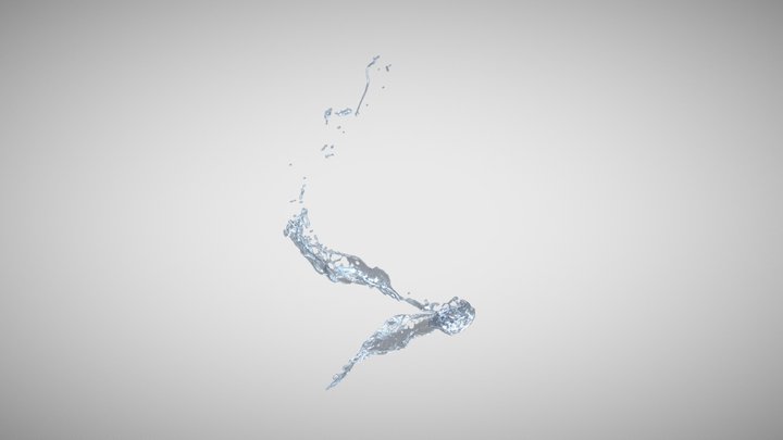 Splash of water 3D Model