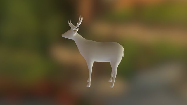 Deer-obj 3D Model