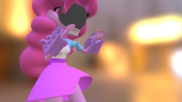 M12: - Pinkie power fist - Phase 1 3D Model