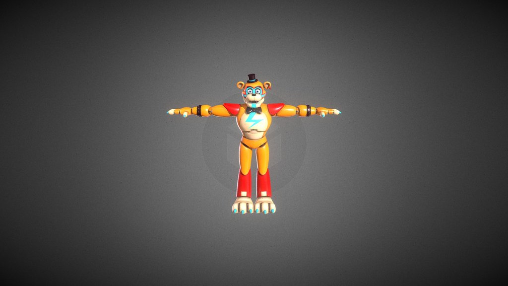 Glamrock Freddy ( Vrchat Rigged ) Updated