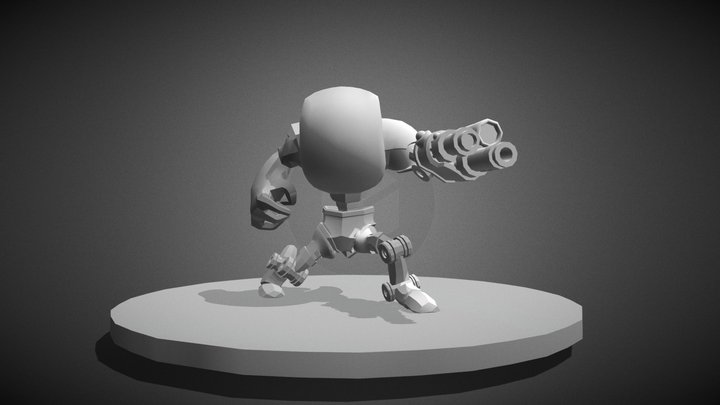 Bot Animations 3D Model
