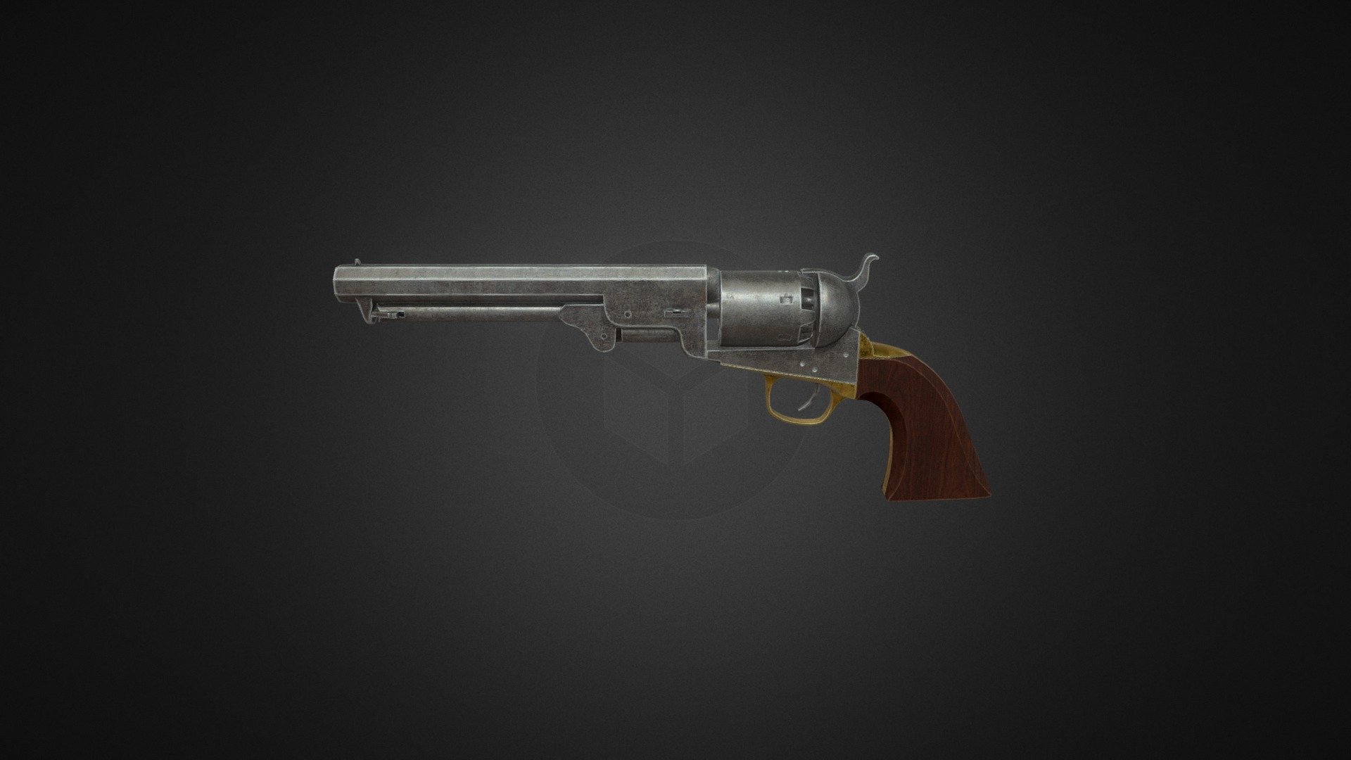 Colt 1851 Navy Revolver - Download Free 3D model by Ivan Norman ...