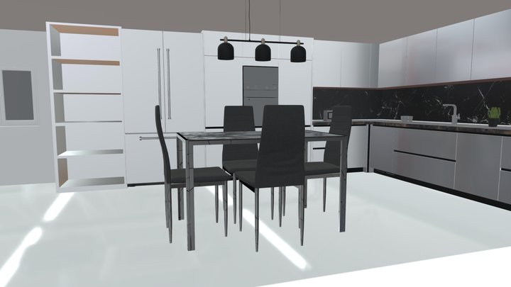 مطبخ 3 3D Model