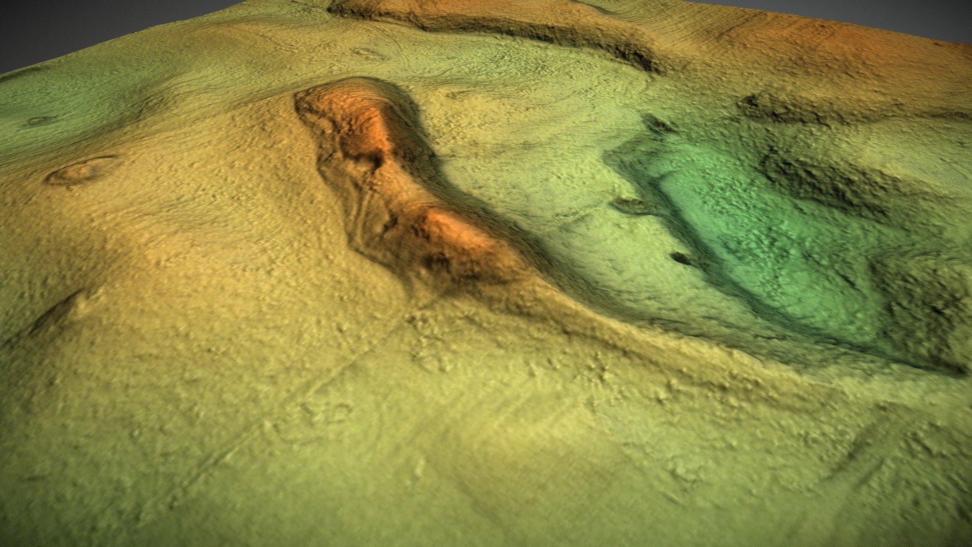 Atesninkų piliakalnis (Lithuania) Download Free 3D model by Hillforts