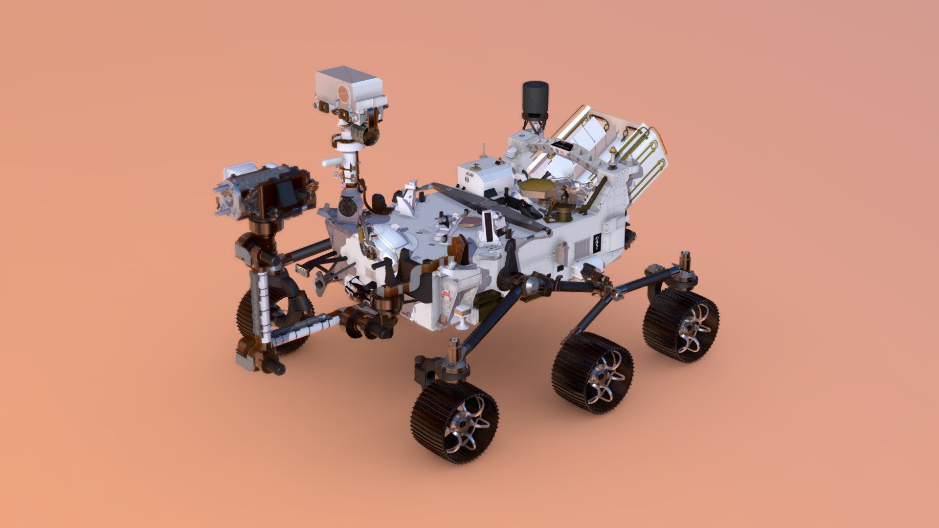 mars rover papercraft