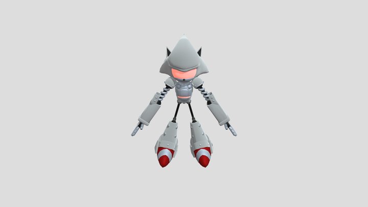 Mecha Sonic 3D Model