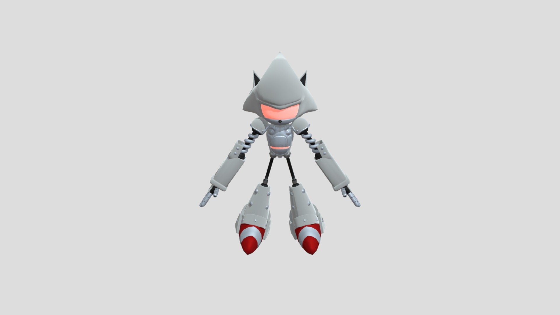 Mecha Sonic — Sketchfab embed 3D viewer