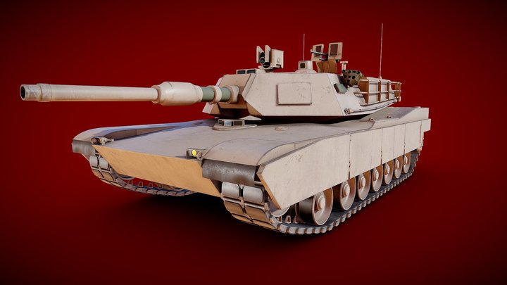 M1A2 Abrams Tank 3D Model [FREE] 3D Model