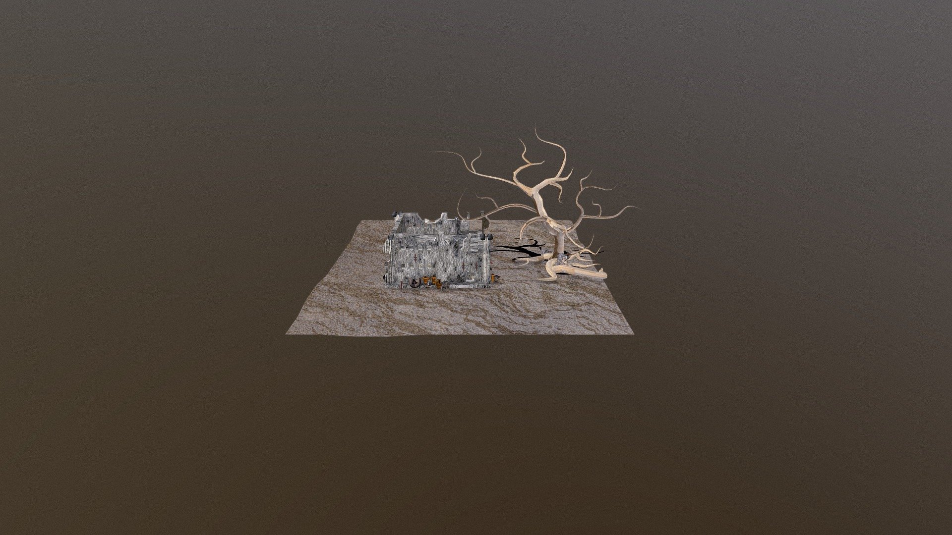 Small Greek Environment Using Asset Pack