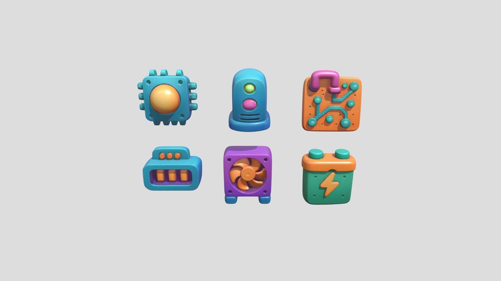HardWare 3d icon
