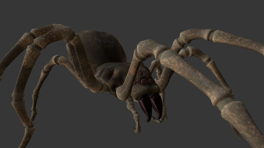 Spider - 3D model by Kyan0s [c1cd04a] - Sketchfab