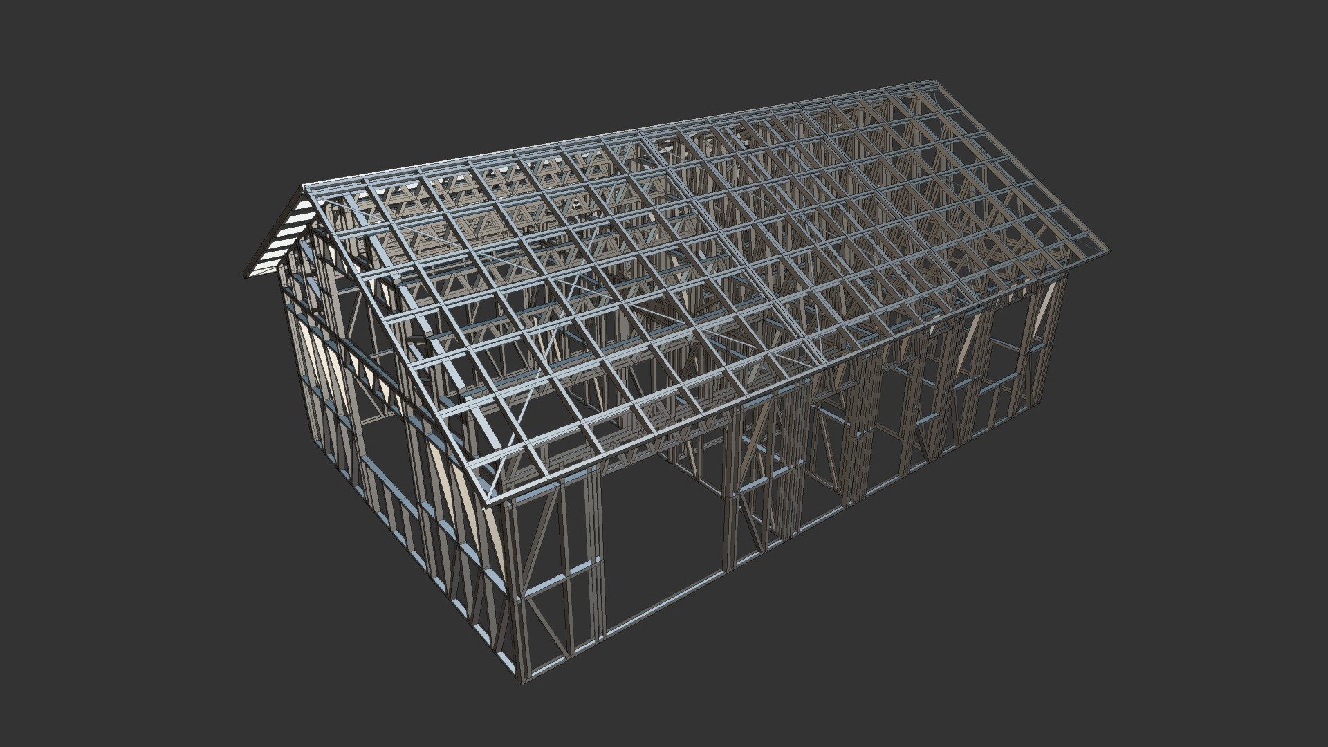 дом ЛСТК (проект А-78.8) - 3D model by Frame Factory (@lozenkow ...