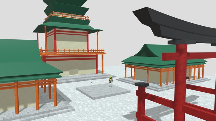 Escenario Japones Franklin Lopez I. 3D Model