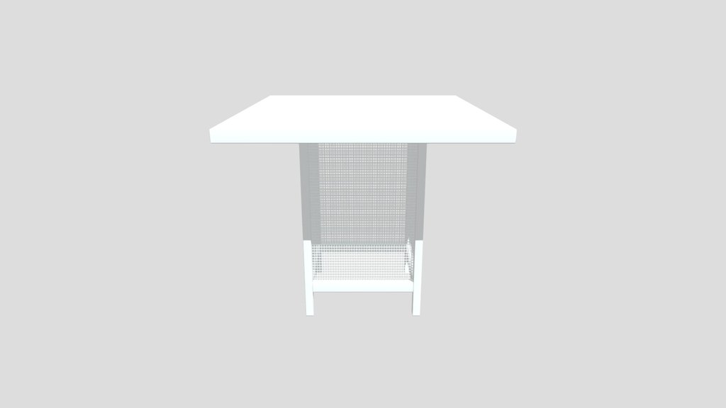 Cafe Table with Draped Skirt