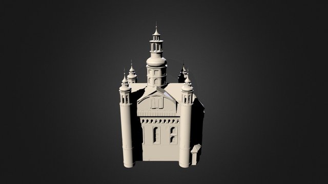 Cerkiew Zwiastowania NMP W Supraslu 3D Model