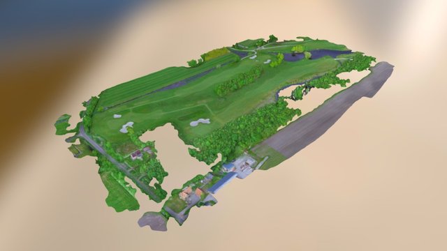 3D model golfbaan 3D Model