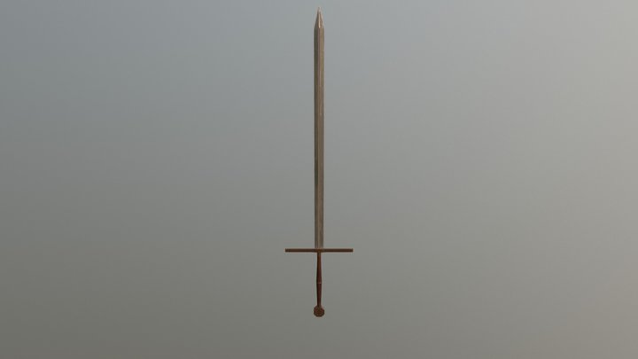 Grutte Pier's Great Sword- Grutte Pier VR Game 3D Model