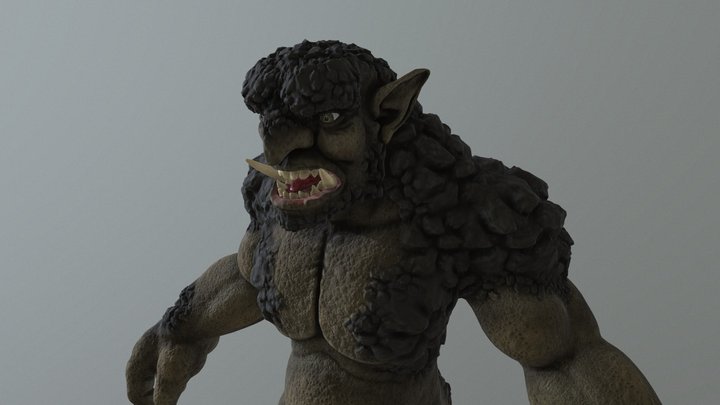 Troll High Poly 3D Model