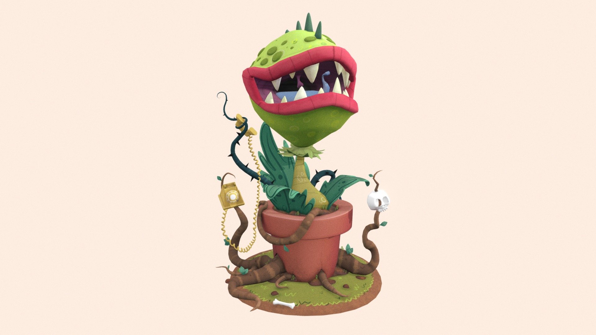 Carnivorous Plant - 3D model by Théo Malheuvre (@theo.malheuvre ...