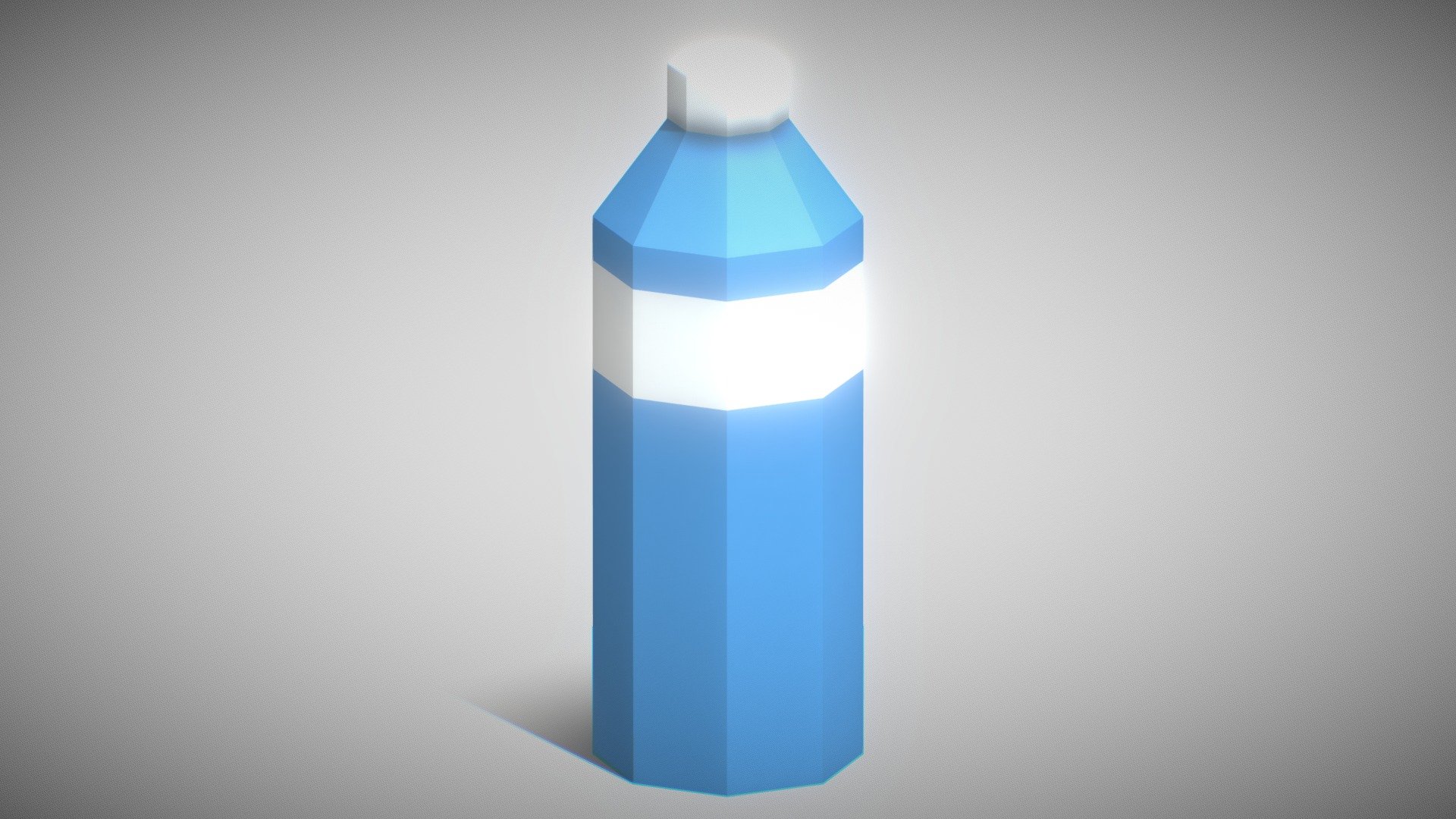 3D model Glue Bottle VR / AR / low-poly