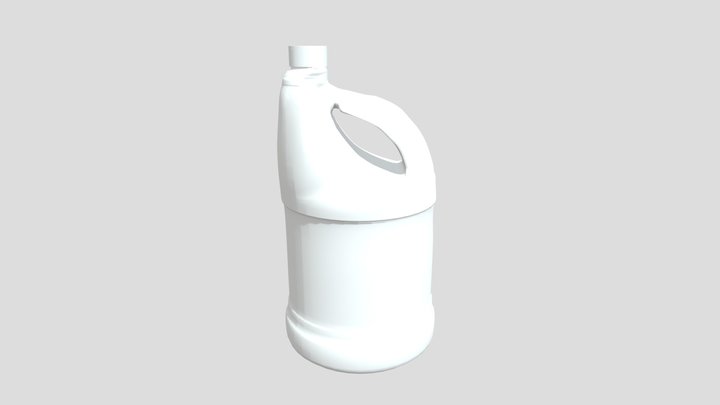 Toilet Cleaner Bottle Whole_NFJ 3D Model