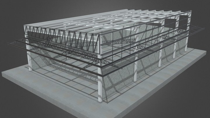Projeto Executivo - Sinto Brasil - Galpão de Res 3D Model