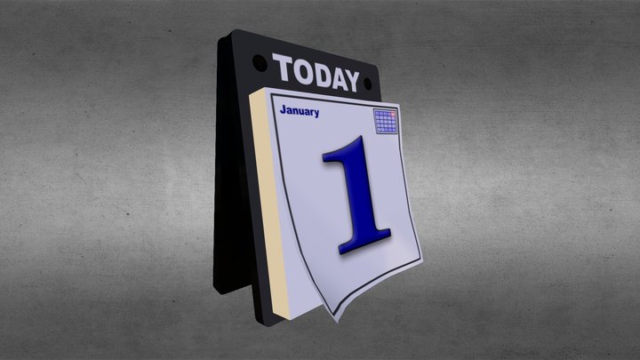 Day Planner 3D Model