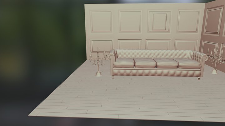 Cormewell Sofa 3D Model