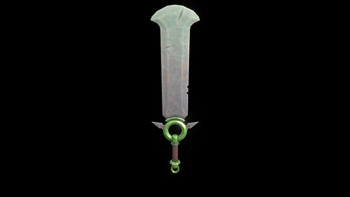 Stylized Sword 3D Model