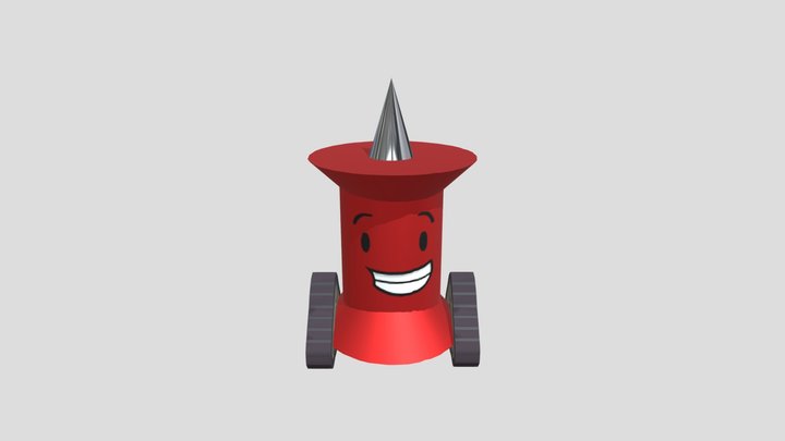 Pin With Mech Suit 3D Model