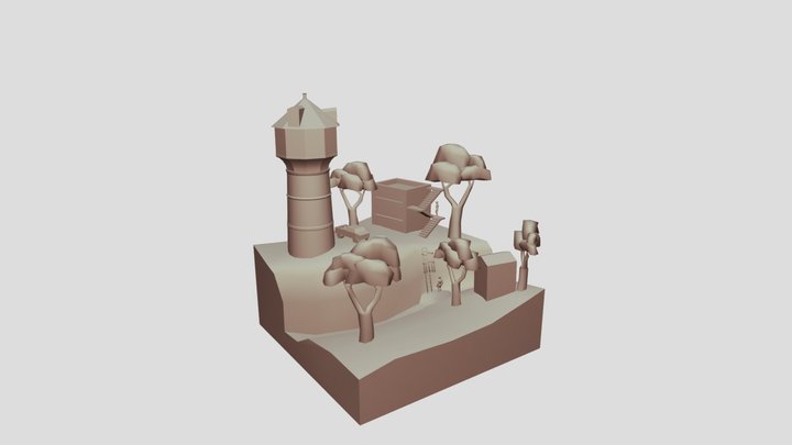 Forest Loner - Update chosen Diorama and House 3D Model