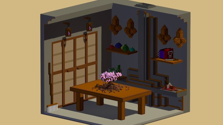 Center Bonsai 3D Model