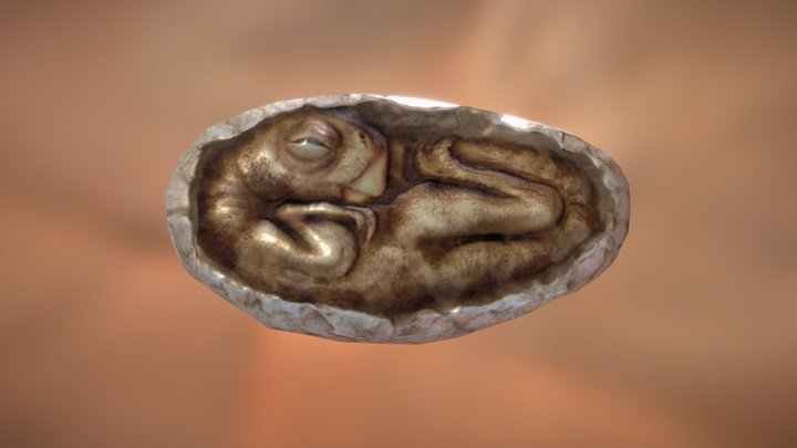 Oviraptor Egg Model 3D Model