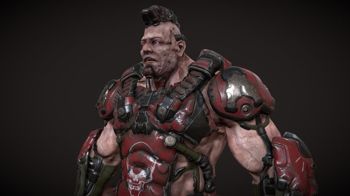 Armored Trooper game model 3D Model