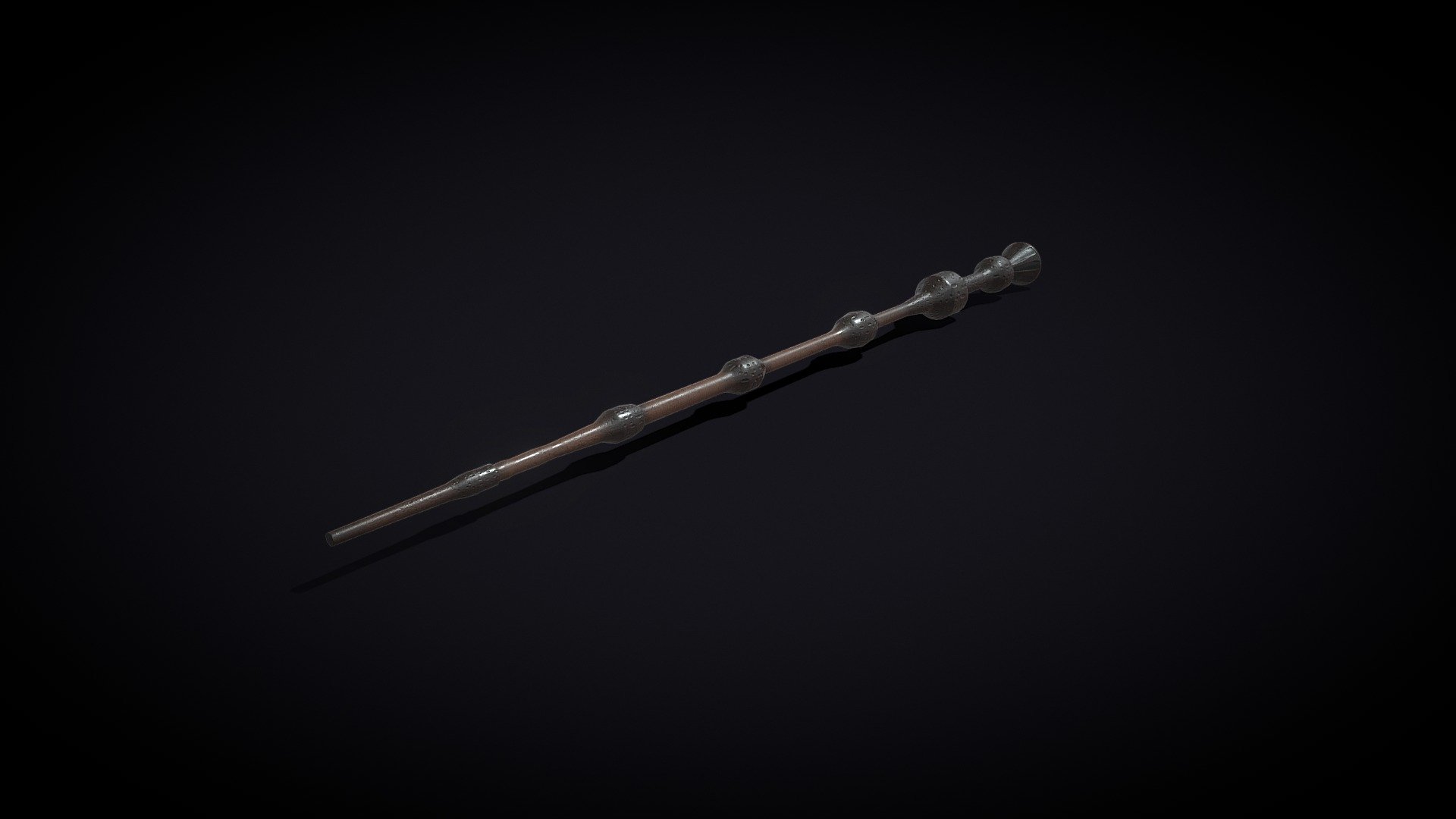 The Elder Wand - Low poly game-ready