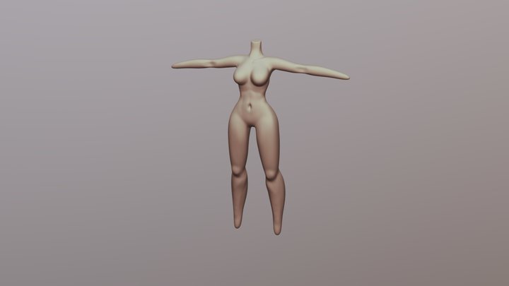 Female Body Sculpt 3D Model